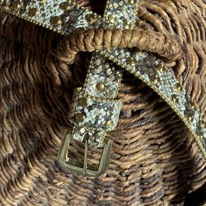 Leather Belt-Western Style Buckle